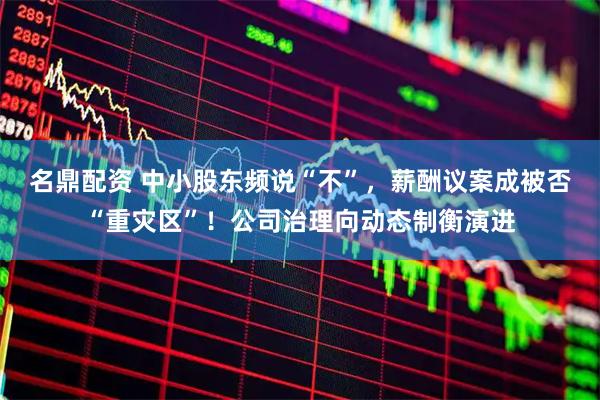 名鼎配资 中小股东频说“不”，薪酬议案成被否“重灾区”！公司治理向动态制衡演进